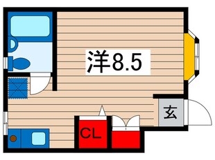 ローズアパートＣ棟の物件間取画像